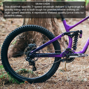 Bicicleta de Montaña de Descenso con Suspensión Completa de 29 Pulgadas, Horquilla de Doble Corona de 200 mm, Recorrido de 180 mm, Bicicleta DH <span class=keywords><strong>Freeride</strong></span> - Product Image 5