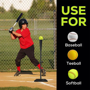 Support de frappe réglable pour entraînement de baseball et softball, robuste, portable, avec trépied, unisexe, pour jeunes, en PP - Product Image 5