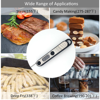Thermomètre numérique pour la viande, thermomètre à lecture instantanée pour grillades, fumoir, barbecue, friture à l'huile, cuisson, cuisine