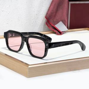 VIVIENNE Lunettes de soleil de luxe transfrontalières japonaises faites à la main, décontractées, unisexes, tendance, JMM, pour les vacances, vintage, monture complète, UV400, Jacquard - Product Image 5