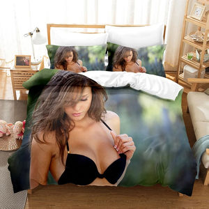Hot Sale 3D Printing Aangepaste Quilt Cover Kussensloop Set 3 Stuks Sexy Beauty Dekbedovertrek Bedelenset - Product Image 4