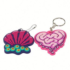 No Minimum Wholesale Free Design <b>Custom</b> Letters Shape Pvc <b>Keychains</b> - Product Image 6