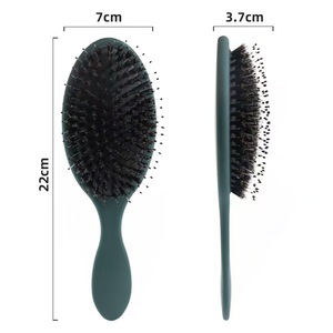 หวีนวดศีรษะทำจากยาง ABS พร้อมขนหมูป่า สำหรับดูแลหนังศีรษะ ใช้ในบ้าน - Product Image 2