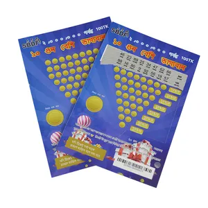 Hot Sales Lottery scratch Tickets Sample