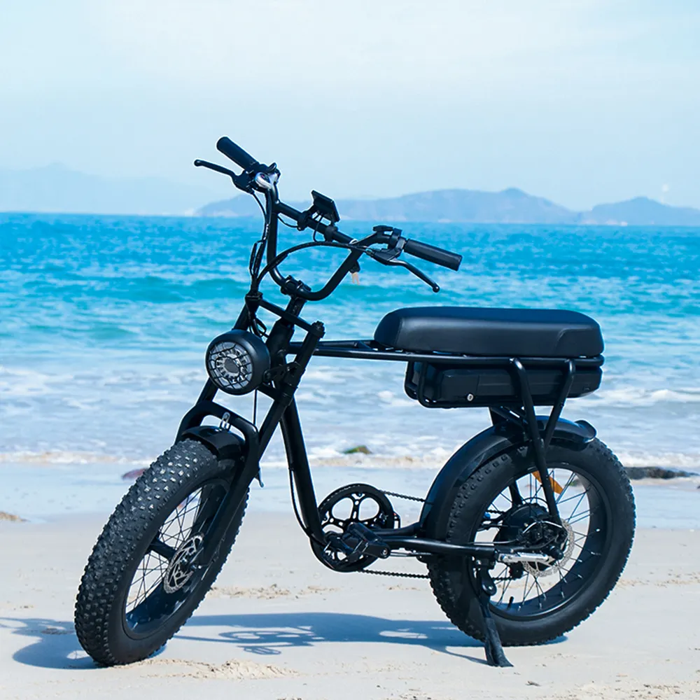 מכירה לוהטת e-אופני 20 אינץ צמיג חוף קרוזר אופניים חשמלי חשמלי עיר אופניים חשמלי אופניים