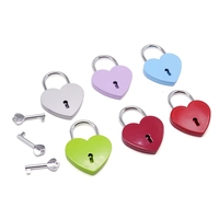 Cadenas en forme de cœur romantique avec clé, personnalisable, vente en gros d'usine, à prix avantageux pour cadeaux de couple et décoration de journal intime