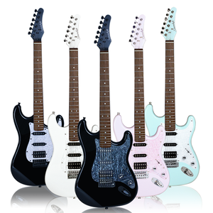 Guitarra Eléctrica ST Personalizada de Alta Calidad al por Mayor – Actualización con Colores Metálicos, Disponible en Acústica-Eléctrica - Product Image 1