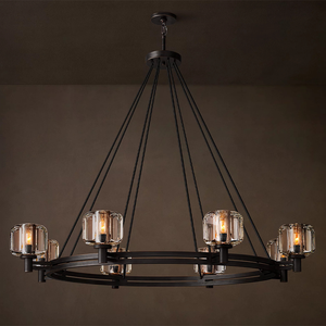 Lampadario di Lusso in Cristallo K9, Grande Lampada a Sospensione Rotonda per <span class=keywords><strong>Soggiorno</strong></span>, Ingresso, Sala da Pranzo con Soffitto Alto - Product Image 2