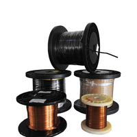 Fil de cuivre émaillé plat en alliage, classe HC 240 degrés, Cu 99,99% haute pureté, MOQ 500KG, pour transformateurs/gyroscopes/machines de soudage