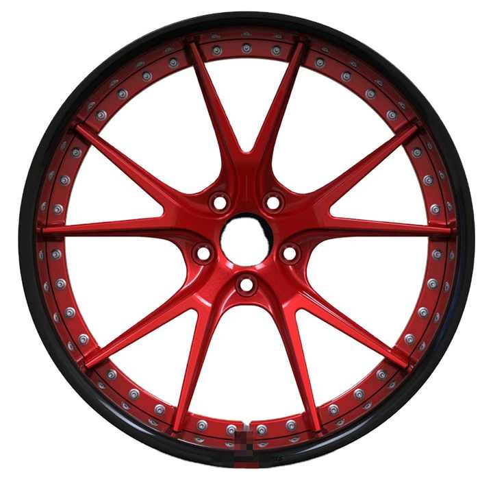 2ピース凹型ディープディッシュネガティブオフセットホイールリム 