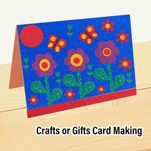 Láminas de Espuma Brillante Adhesiva al por Mayor, 10 Paquetes de Pegatinas de Papel <span class=keywords><strong>EVA</strong></span> Gruesas y Autoadhesivas para Proyectos Escolares - Product Image 5
