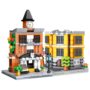 59077-59078 Mini estación <span class=keywords><strong>de</strong></span> <span class=keywords><strong>bomberos</strong></span> <span class=keywords><strong>de</strong></span> la calle juego <span class=keywords><strong>de</strong></span> bloques <span class=keywords><strong>de</strong></span> construcción ensamblados niños regalo educativo al por mayor Mini Juguetes - Product Image 6