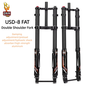Dnm ngã ba 750mm 644mm USD-8N USD-8 chất béo MTB phía trước ngã ba cho xe đạp tuyết đôi vai Xe Đạp bãi biển Xe Đạp dầu mùa xuân ĐĨA PHANH ngã ba - Product Image 6