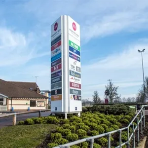 Outdoor Benzine Reclame Pyloon Teken Weg Gids Teken Tankstation Pylon Prijs Teken