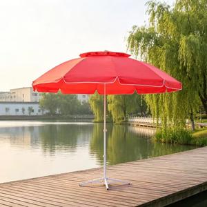 Grand parasol de plage extérieur double couche de 150 cm, résistant aux UV, pour patio, bord de piscine, jardin - Product Image 1