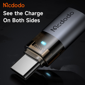 Adaptador de Carga USB-C Mcdodo 763/761 de 60W con Luces Indicadoras, Cordón Antipérdida, Adaptador de Viaje USB-C para <span class=keywords><strong>Cable</strong></span> de <span class=keywords><strong>iPhone</strong></span> - Product Image 3