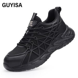 Chaussures <span class=keywords><strong>de</strong></span> <span class=keywords><strong>sécurité</strong></span> à embout d'acier légères, anti-écrasement et anti-perforation, personnalisables, pour le travail en usine, unisexe - Product Image 1