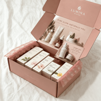Boîte d'expédition auto-scellante en carton ondulé E Flute pour emballage personnalisé de coffret de maquillage cosmétique BB Cream