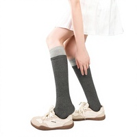 Chaussettes pour femmes respirantes en tricot mi-mollet, tendance été, livraison directe disponible