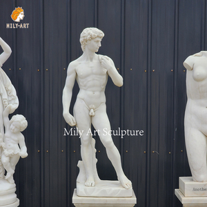 <span class=keywords><strong>Statua</strong></span> di marmo bianco a grandezza naturale intagliata all'aperto degli ornamenti della scultura di <span class=keywords><strong>David</strong></span> per <span class=keywords><strong>il</strong></span> giardino e la Villa - Product Image 6