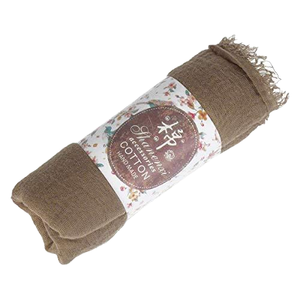 Écharpe vintage en coton et lin de couleur unie, écharpe enveloppante du Moyen-Orient, turban, écharpe froissée pressée, vente en gros - Product Image 3