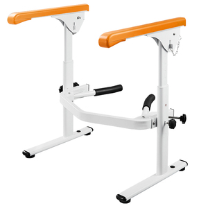 מעקה אסלה מתקפל ומתכוונן, מוט תמיכה לבטיחות קשישים, מעקה אמבטיה, סיוע לאסלה לישיבה ועמידה בבית - Product Image 1