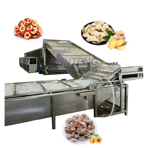 Totalmente automático seco rodajas de mango papaya Palma fecha cúrcuma almendra albaricoques lavado secado y máquina de embalaje línea de producción - Product Image 1