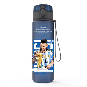 Botella de Agua Deportiva de Plástico Esmerilado de Grado Alimenticio de 560 ml con Tapa Rebotable, Venta al por Mayor de Fábrica, Logotipo Personalizado - Product Image 5