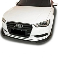 Spoiler de pare-chocs avant en fibre de carbone pour AUDI A3 (NON S-LINE / S3) 2014+