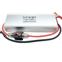 Module redresseur automobile blanc 16V100F à super condensateur -40~70, montage en surface avec pinces de batterie et pinces crocodiles