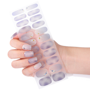 2025 precio de fábrica invierno <span class=keywords><strong>manicura</strong></span> estilo 22 <span class=keywords><strong>tiras</strong></span> Gel esmalte de uñas pegatinas autoadhesivas Navidad 3D envolturas de uñas gran oferta arte - Product Image 6