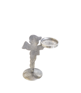 ALUMINIUM <b>ANGEL</b> T-<b>LIGHT</b> HOLDER HOME DECOR BEST SELLING TABLE TOP WEDDING USE CHRISTMAS METAL CANDLE HOLDER - Product Image 1