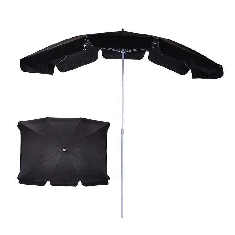 Водонепроницаемый Зонт с кисточками для сада, зонтик для патио с консолью, уличный пляжный зонт, металлическая рамка для стула