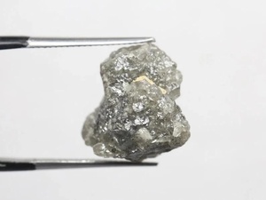 เพชรหายาก 14.60 กะรัต เพชรดิบธรรมชาติจากแอฟริกา: เพชรสีเทาที่ยังไม่ได้ขัดเงา - Product Image 4