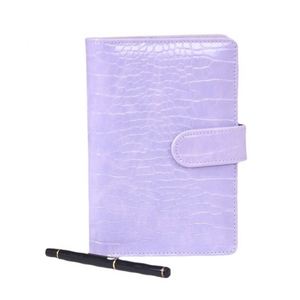 RunCai Leather Budget Planner Arganda Cover Cash System Organizer Money Saving <b>Envelope</b> Hardcover A5 Gift Binder 80 Sheets - Product Image 2
