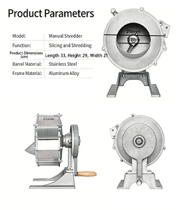 Tritatutto Manuale per Verdure per Impianti di Lavorazione, Lama Regolabile ad Alta Precisione, 6 Mesi di Garanzia per una Lavorazione Perfetta - Product Image 6