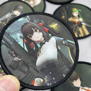 위빙 마크 프린팅 애니메이션 소녀전선 캐릭터 패치 (벨크로 타입) - Product Image 5