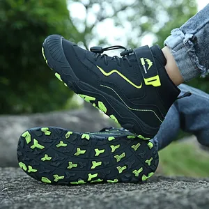 Botas de senderismo para niños, zapatos para niñas pequeñas, anticolisión, antideslizantes, atléticos, para exteriores - Product Image 5