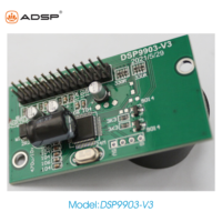 ADSP DSP9903-V3 Mikrofon Amplifikatör Modülü DC5V Güç Kaynağı 98 Efektli Karaoke Reverb Kartı Özelleştirilebilir Digi-ic