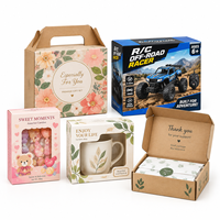 Boîtes d'emballage rigides en papier recyclables haut de gamme, imprimées sur mesure pour les cadeaux de détail, les fleurs, le thé et les produits grand public dans le monde entier
