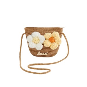 Borsa Piccola per Bambini Primavera/Estate con Logo OEM, <span class=keywords><strong>Portafoglio</strong></span> Piccolo, Borsa in Paglia da Viaggio per Ragazze, Borsa a Tracolla Piccola Fresca per Viaggi - Product Image 5