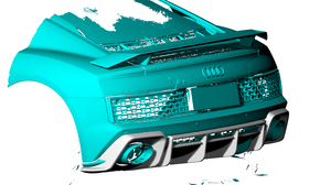 Conception d'usine 2023 Facelift nouvelle lèvre de diffuseur arrière en carbone sec <span class=keywords><strong>R8</strong></span> pour <span class=keywords><strong>Audi</strong></span> <span class=keywords><strong>R8</strong></span> V10 GT Performance coupé 2 portes - Product Image 3