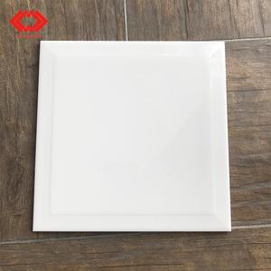Branco lustroso chanfrado 200x200mm 20x20cm 20*20cm 200*200mm 20*20mm <span class=keywords><strong>8x8</strong></span> "8" x 8 "<span class=keywords><strong>8x8</strong></span>" <span class=keywords><strong>8x8</strong></span> "* 8" 8*8 ''telha cerâmica parede - Product Image 1