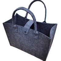 Sac fourre-tout en feutre pour femmes de bonne qualité avec logo imprimé, en feutre de laine