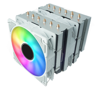 ESGAMING-Ventilateur de refroidissement à air pour processeur, 6 caloducs purs, 12cm, pour ordinateur PC