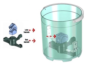Thông Minh Điện nhà bếp chất thải thự<span class=keywords><strong>c</strong></span> phẩm disposer Máy Nghiền thân thiện với môi Hướng dẫn sử dụng nguồn điện thép không gỉ 10 đen 60 hộ gia đình - Product Image 4