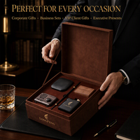 Boîte d'emballage personnalisée de marque, doublée de velours, découpée sur mesure, à double charnière, boîte cadeau de collection, rouge vin, vente en gros OEM