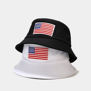 Nouveauté : Chapeau Bob Brodé Drapeau Américain, Chapeau de Sport Décontracté Coupe-Vent pour l'Extérieur - Product Image 1