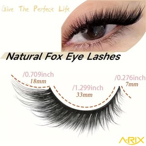 ขนตาปลอม A-RIX 8D Glamour Cat Eye ขนาด 16 มม. ให้ลุคธรรมชาติ ขนตาฟูแบบปีก ทำมือ แพ็คสุดคุ้ม 10 คู่ รับผลิตแบรนด์ส่วนตัว ขายส่ง - Product Image 2
