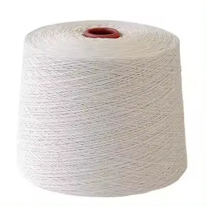 Hilo mercerizado gaseado peinado de algodón 100% para máquina de tejer hilo de algodón puro